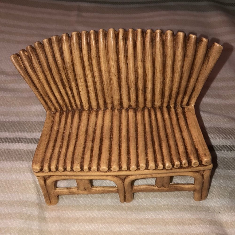 Handmade Ceramic Bench Candle Holder Decor